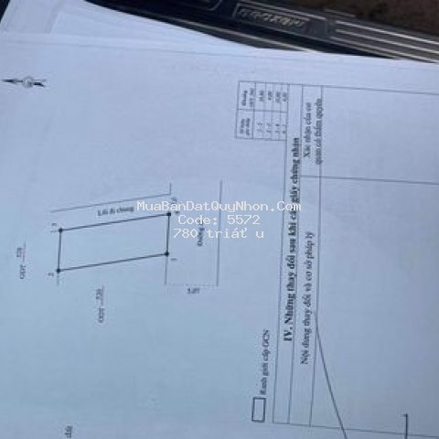 Bán đất phường trần quang diệu bênh hông trường h
