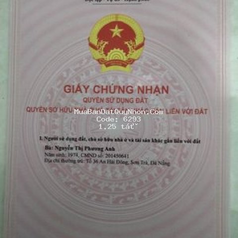 Bán đát tại thị xã an nhơn, bình định- 87.5 m2
