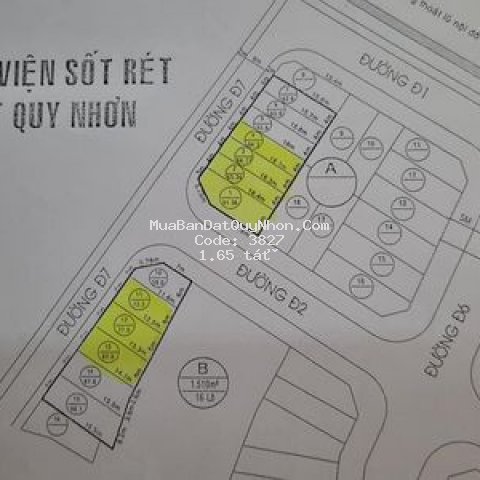 Bán đất viện sốt rét gần cây xăng số 28 quy nhơn