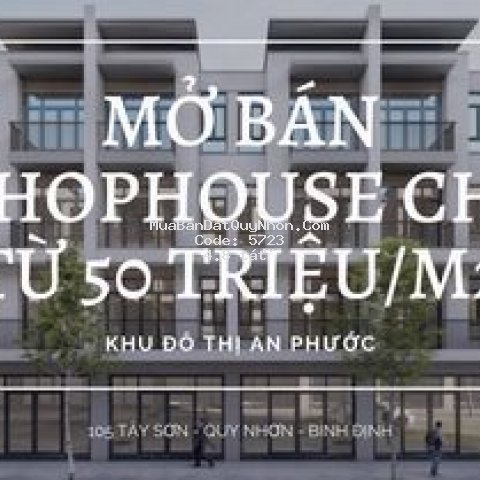 Bán nhà mặt tiền giá rẻ tại quy nhơn chỉ 50 tr/m2