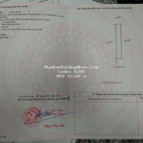 Cần bán lô đất ngãi chánh 4 nhơn hậu