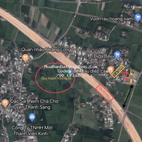 Cần bán lô đât thôn quang huy- phước lộc-tuy phước
