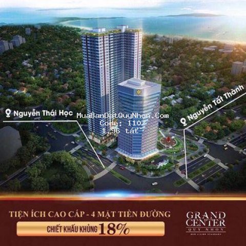 Căn hộ grand center quy nhơn 50m² 1pn