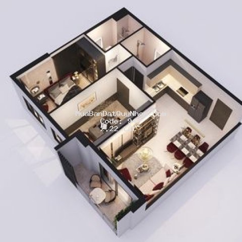 Cần nhượng lại căn 2pn - 70m2 - trả nợ