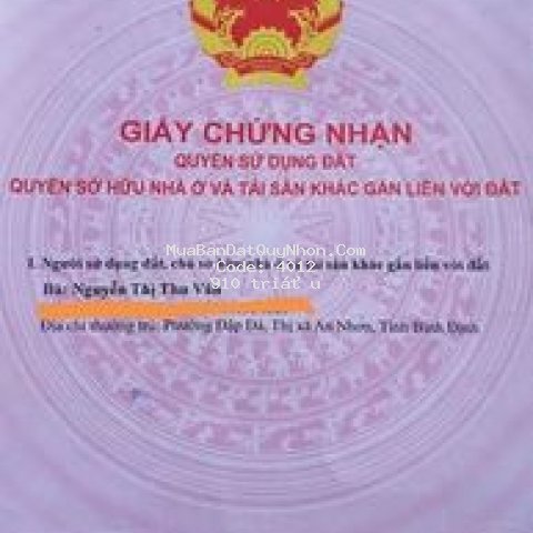 Chính chủ cần bán lô đất nguyễn bá huân, đập đá