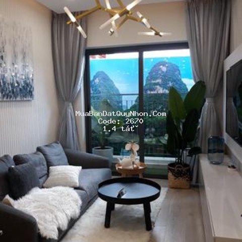 Chung cư căn hộ xanh nhơn bình 68m² 3 pn