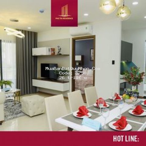 Chung cư phú tài residence 72m² 2pn