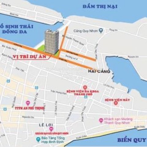 Chung cư thành phố qui nhơn 72m² 2pn