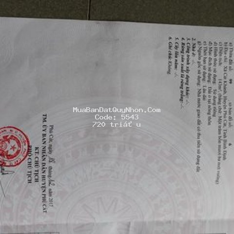 đất mặt tiền gần chợ đề gi