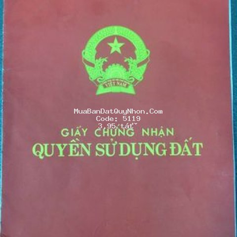 đất mặt tiền hùng vương, trung tâm tp qui nhơn