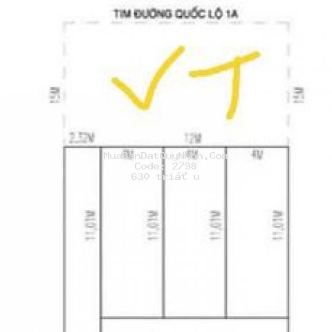 đất ở trên đường quốc lộ 1a, cách hầm đi phú yên 5
