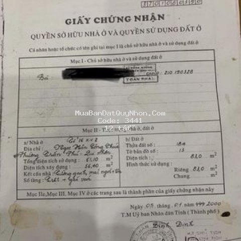 Mặt tiền đường ngọc hân công chúa