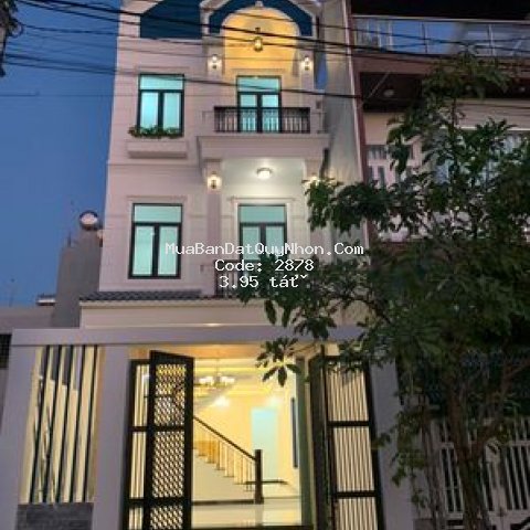 Nhà 1 trệt 2 lầu mặt tiền khu điện biên phủ- tp qn