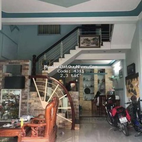 Nhà 1 trệt 2 lầu mặt tiền nhơn bình gái rẻ