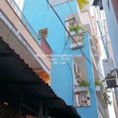Nhà 4 tầng hẻm lê hồng phong. dt 19m2, dtsd 90m2
