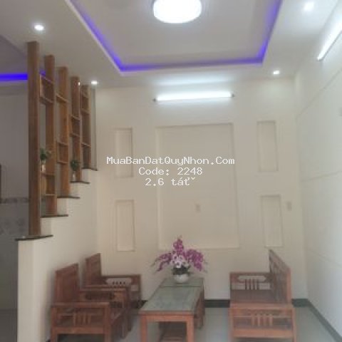 Nhà bán sau mặt tiền đường nội bộ oto, qui nhơn Nhà bán sau mặt tiền đường nội bộ oto, qui nhơn