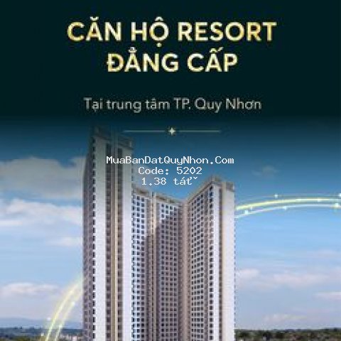 Sỡ hữu căn hộ biển quy nhơn 96m2 thật dễ dàng.