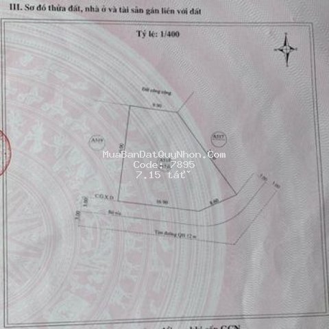 357m2 đất biệt thự - đông điện biên phủ, quy nhơn