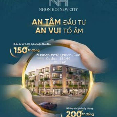 699tr đất nền nhơn hội, sổ đỏ trao tay