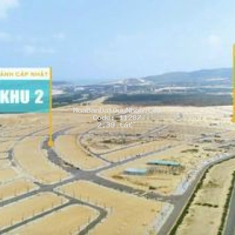 80m2 - đất nền có sổ đỏ - khu kinh tế nhơn hội