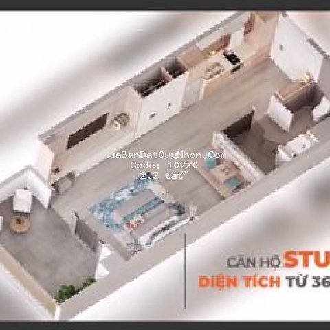 Bán căn studio biển cao cấp tại tp quy nhơn