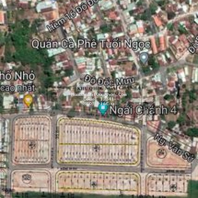 Bán đất có sổ hồng (5x30) ngãi chánh 4 , nhơn hậu