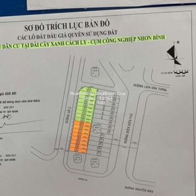 Bán đất mặt tiền hoàng văn thái