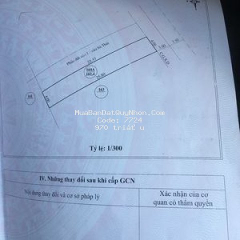 Bán đất nhơn hội đường lớn lên chợ giá 970tr