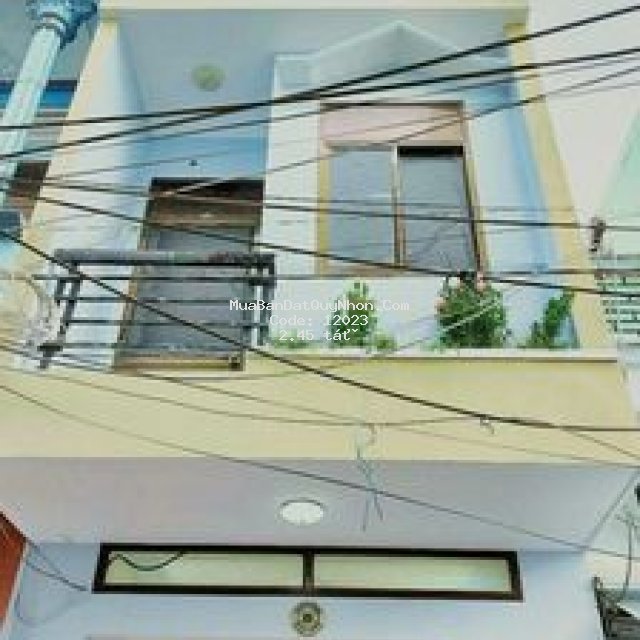 Bán nhà 3 tầng 2 mặt hẻm ô tô ngô mây giá 2,450 tỉ