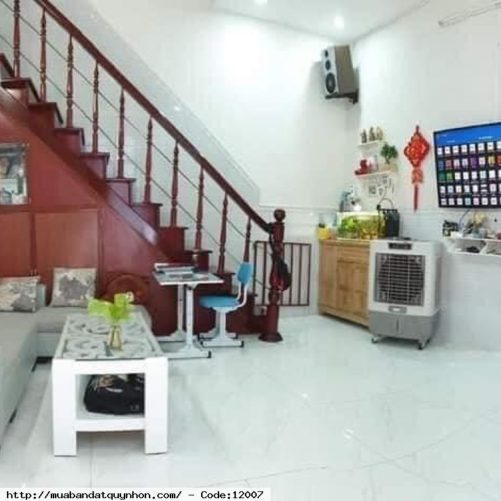 Bán nhà hẻm An Ninh đường Nguyễn Trãi trung tâm tp Quy Nhớn dt 40m2 giá bán chỉ 1 tỷ 890 triệu nở hậu có tl