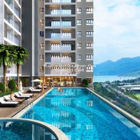 Căn 2pn nằm ngay tầng tiện ích: hồ bơi, spa, gym.
