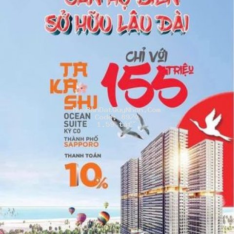 Căn hộ biển 45m² 1pn. chỉ với 150 triệu