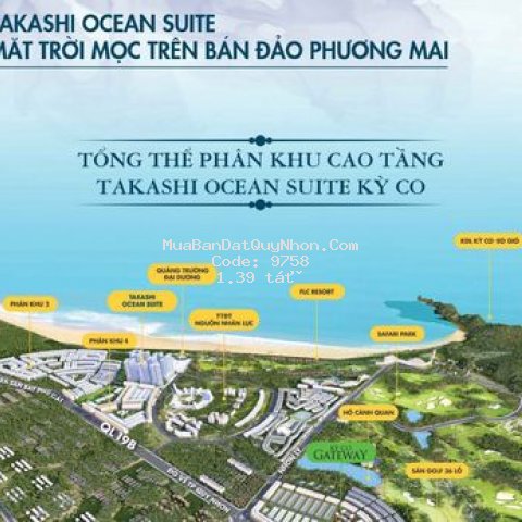 Căn hộ view biển qui nhơn 45m² 1pn