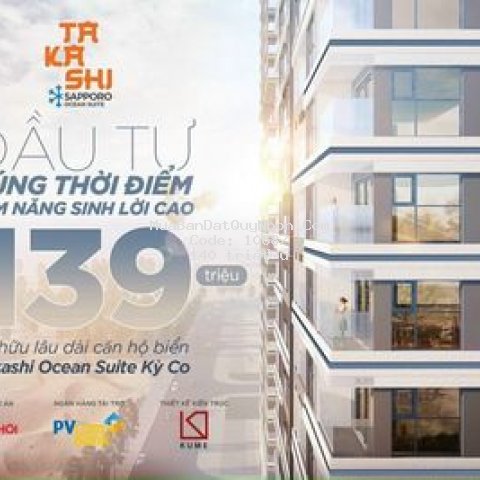 Căn hộ xác biển sở hữu lâu dài 140tr/ nhận nhà 5s