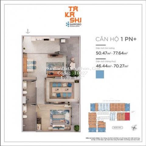 Chcc takashi giá 1.39 tỷ ngay biển quy nhơn