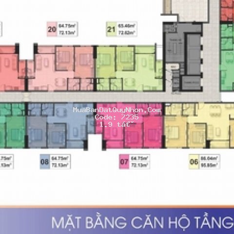 Chung cư phú tài residence 96m² 3pn