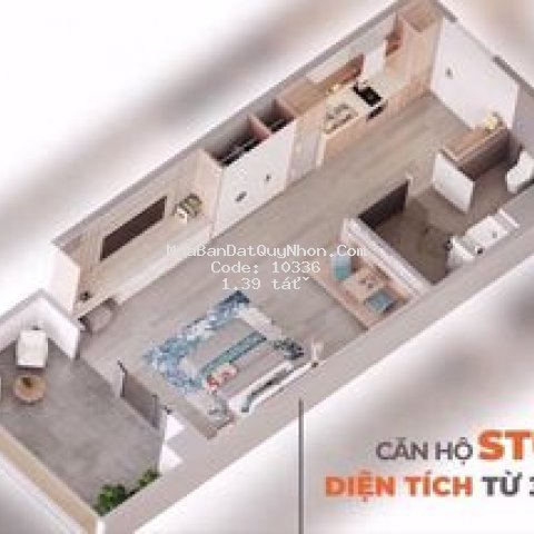 Chung cư thành phố qui nhơn 40m² 2pn