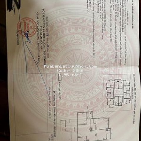 Chung cư thịnh phát thành phố qui nhơn 68m² 2pn