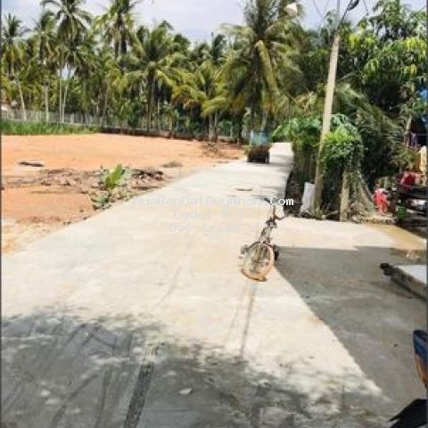 đất mặt tiền thị xã hoài nhơn 123.6m² (5x22)