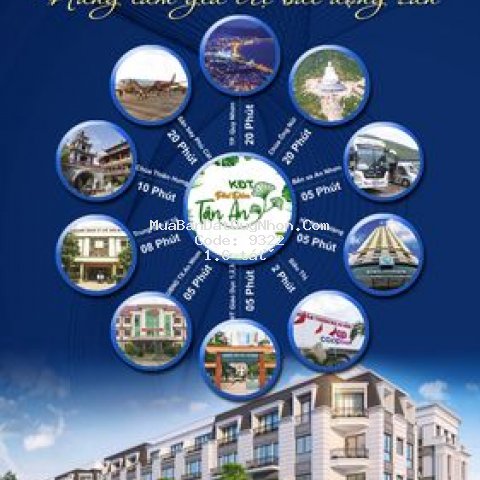 đất nền khu đô thị - chợ đêm tân an.giá từ 16tr/m2