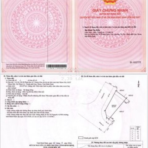 đất nền mặt biển quy nhơn, cách biển 500m , shr