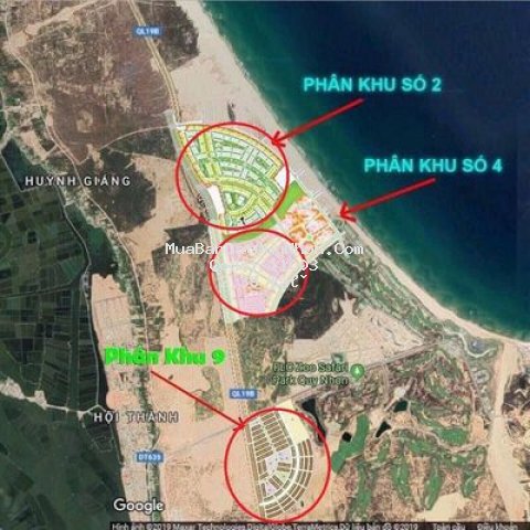 đất nền ven biển dự án nhơn hội new city