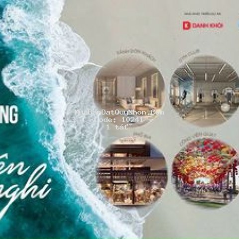 đất sổ đỏ ven biển quy nhơn 150m2 liền kề khu flc
