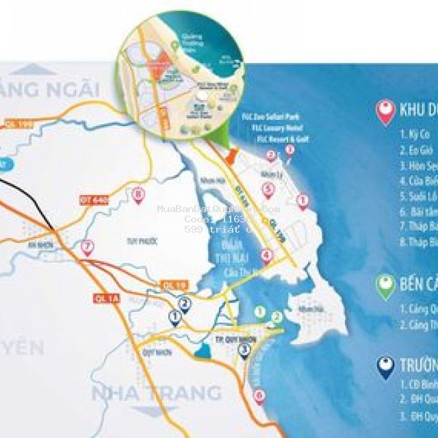 đất tc sổ đỏ vĩnh viễn 2 mặt tiền ql19b và biển