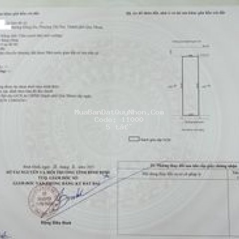 đất thành phố qui nhơn 95m²