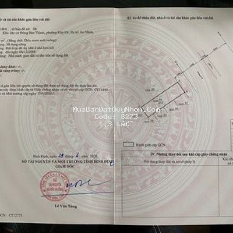 Sổ đỏ 90m2, đường 30m, khu dân cư đông bàn thành