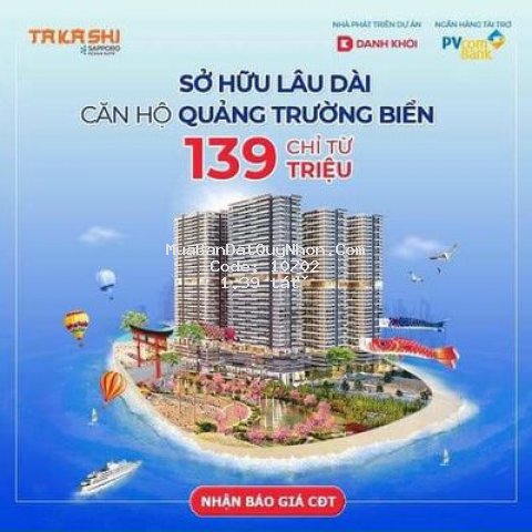 Sở hữu ngay căn hộ nghĩ dưỡng mặt biển chỉ từ139tr