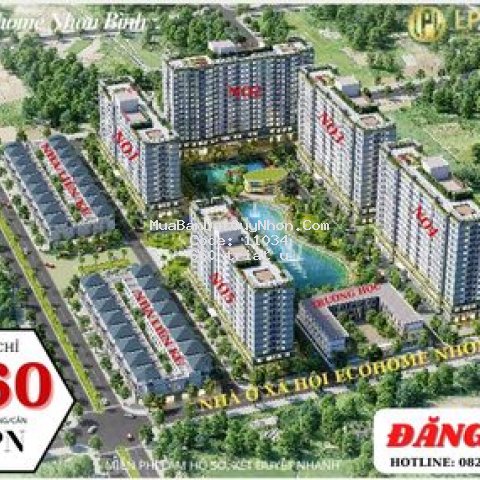 Tiếp nhận hồ sơ mua noxh ecohome nhơn bình