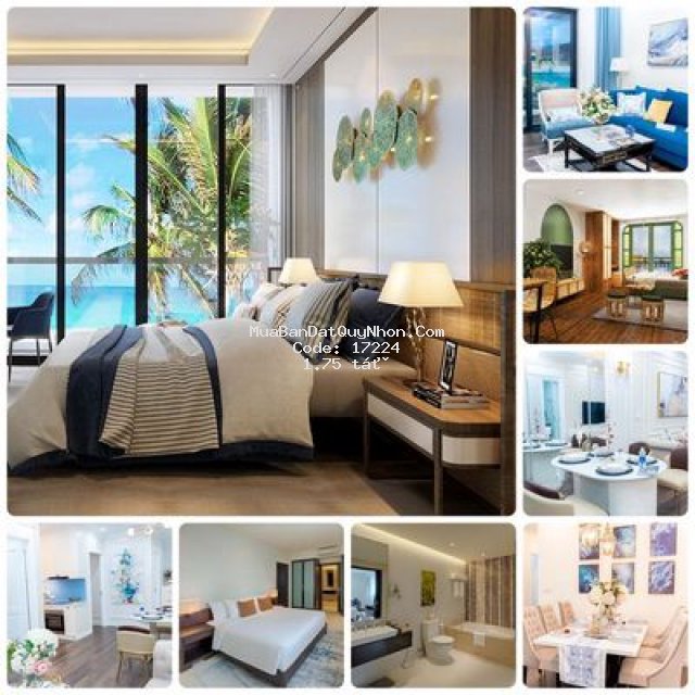 Bán căn hộ chung cư nghỉ dưỡng cho thuê ở qui nhơn