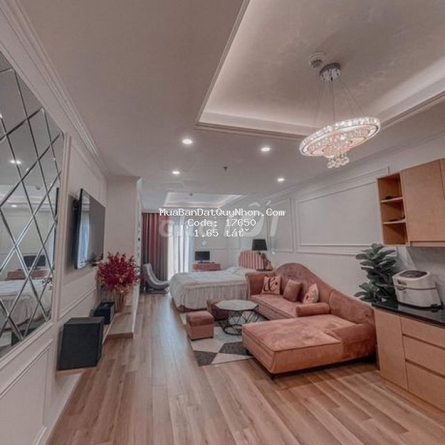 Bán chung cư tms 1 phòng ngủ full nội thất